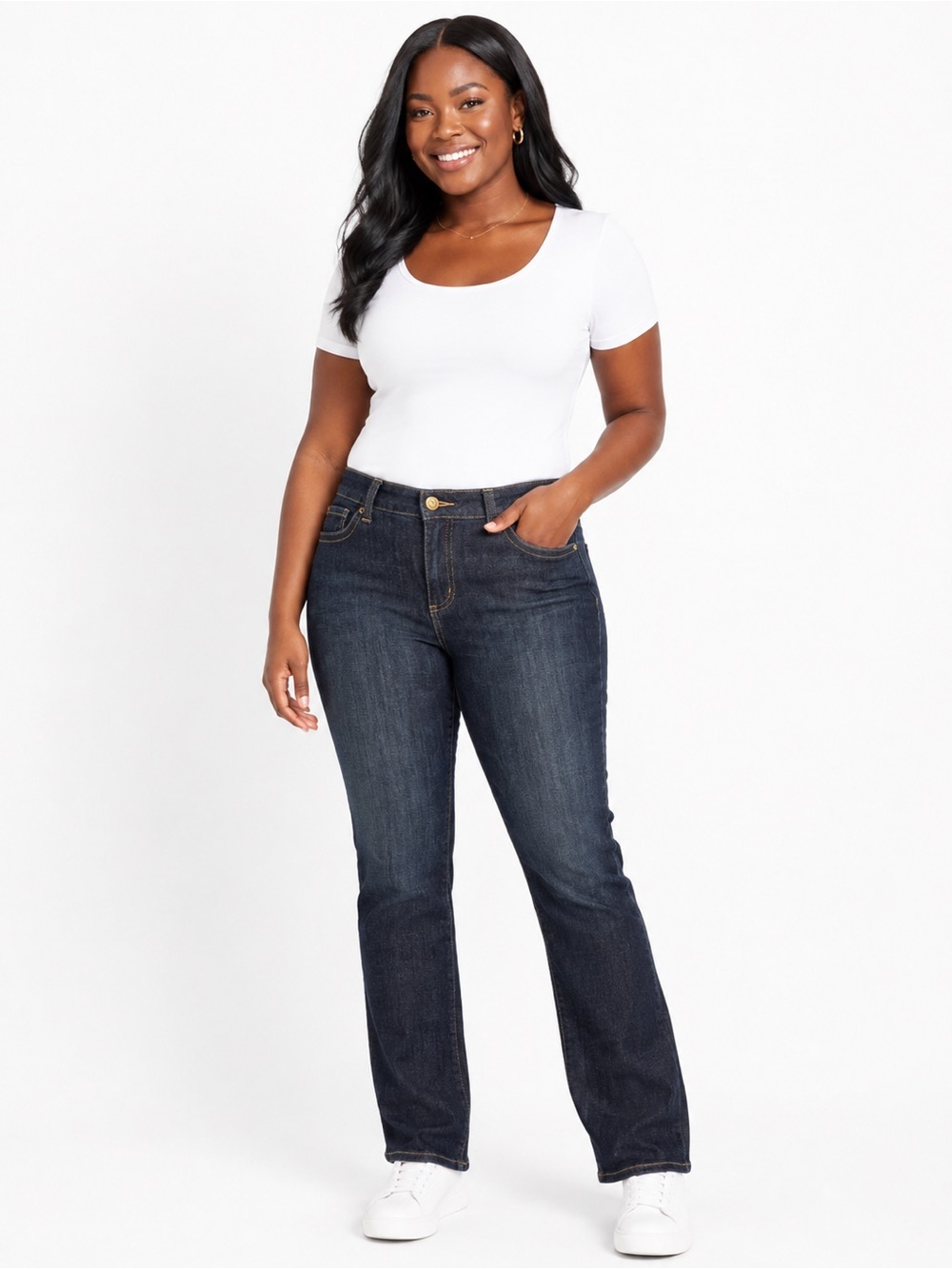 Lee Slender Secret Lower on the Waist Mid-Rise Jeans – Women’s Size 12 MD NWT